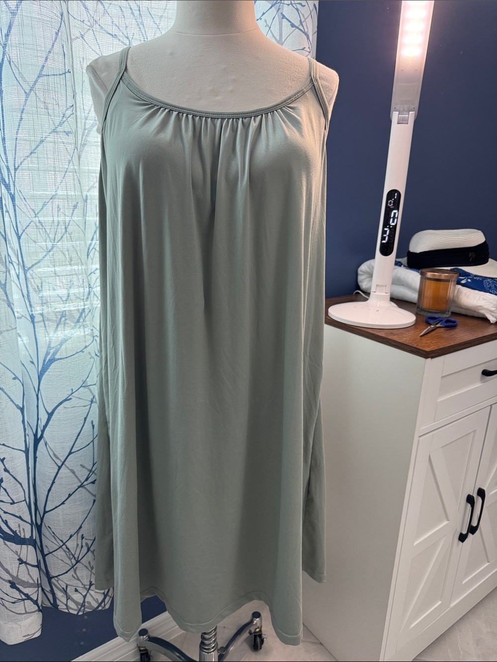 32* Cool -
Women’s gray Slip Chemise — Lightweight Lounge Dress